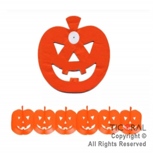GUIRNALDA CALABAZA HALLOWEEN X 1